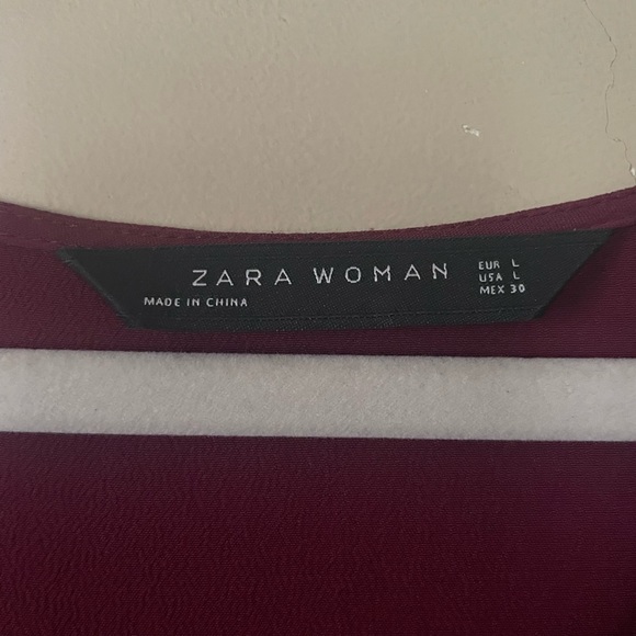 Zara berry Tunic Mini Dress - Picture 4 of 4